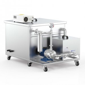 冠博仕GM48192L單槽過濾循環(huán)超聲波清洗機 | 192L/2400W | 工業(yè)除油除銹五金小工件螺絲螺母清洗機